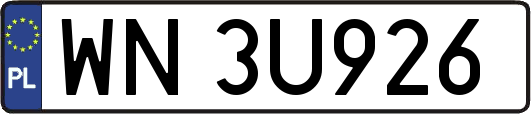 WN3U926