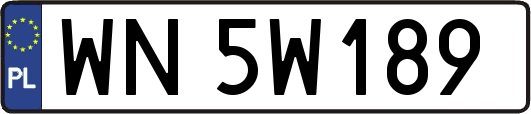 WN5W189