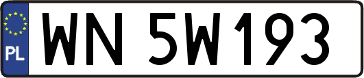 WN5W193