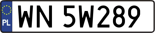 WN5W289