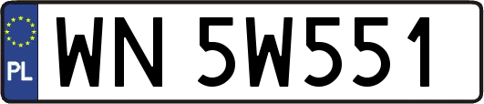 WN5W551