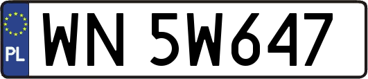 WN5W647