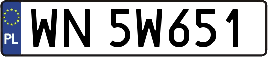 WN5W651