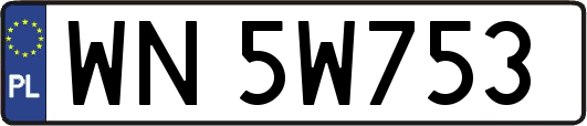 WN5W753