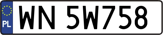 WN5W758