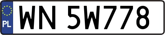 WN5W778