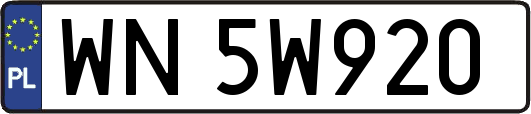 WN5W920