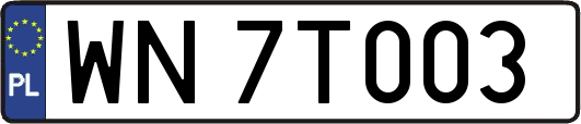 WN7T003
