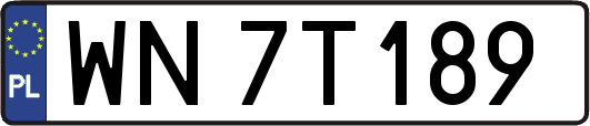 WN7T189