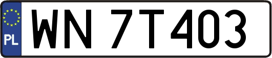 WN7T403
