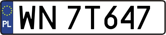 WN7T647
