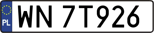 WN7T926