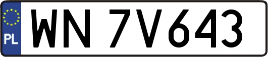 WN7V643