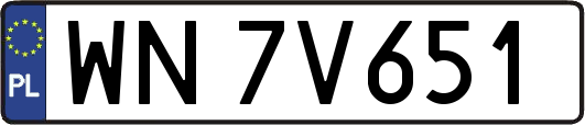 WN7V651