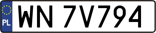 WN7V794