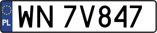 WN7V847