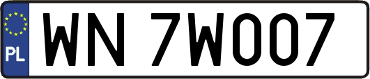WN7W007