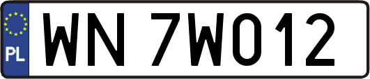 WN7W012