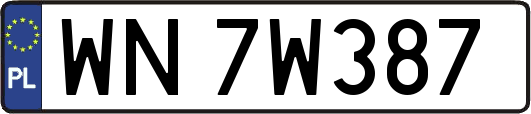 WN7W387
