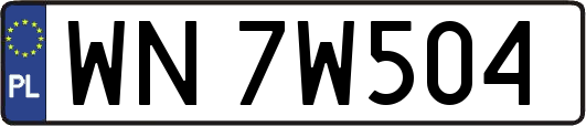 WN7W504
