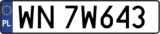 WN7W643
