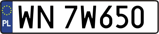 WN7W650