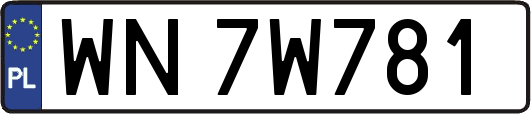WN7W781
