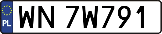 WN7W791