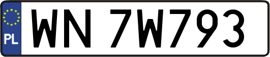WN7W793