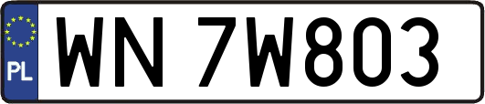 WN7W803