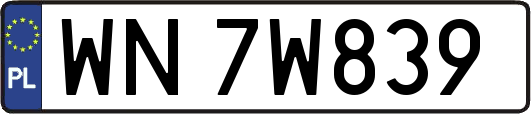 WN7W839
