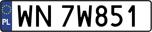 WN7W851