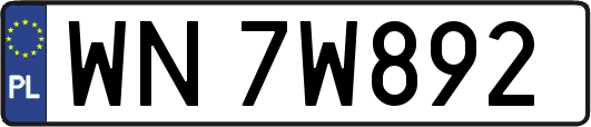 WN7W892