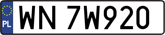 WN7W920