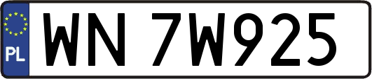 WN7W925