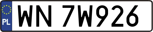 WN7W926