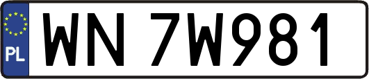 WN7W981