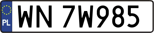 WN7W985