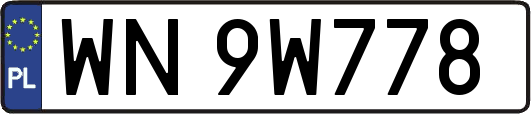 WN9W778
