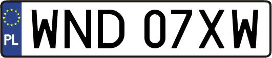 WND07XW