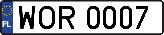 WOR0007