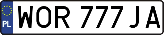 WOR777JA