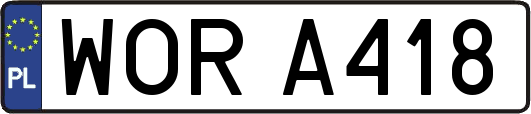 WORA418