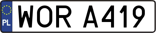 WORA419