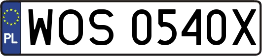 WOS0540X
