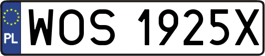 WOS1925X