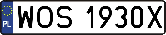 WOS1930X