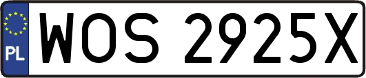 WOS2925X