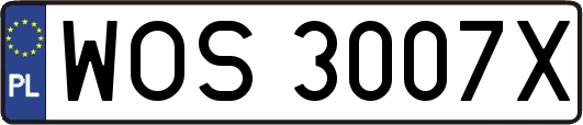WOS3007X