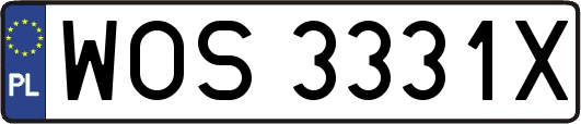 WOS3331X